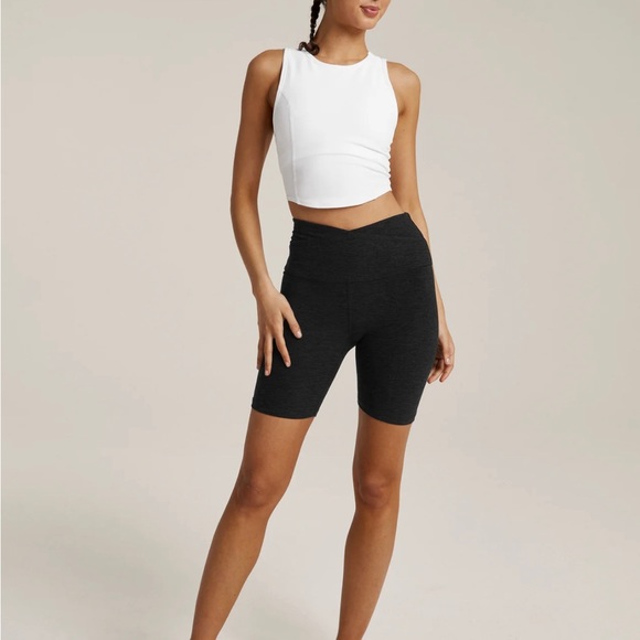 Short Beyond Yoga Femme Taille S – Noir Spacedye 7p – Biker Taille Haute (neuf étiquettes)